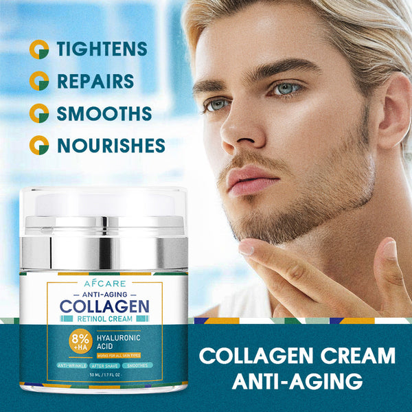 Anti-aging Max Hydration Retinol Collagen Cream + Hyaluronic Acid