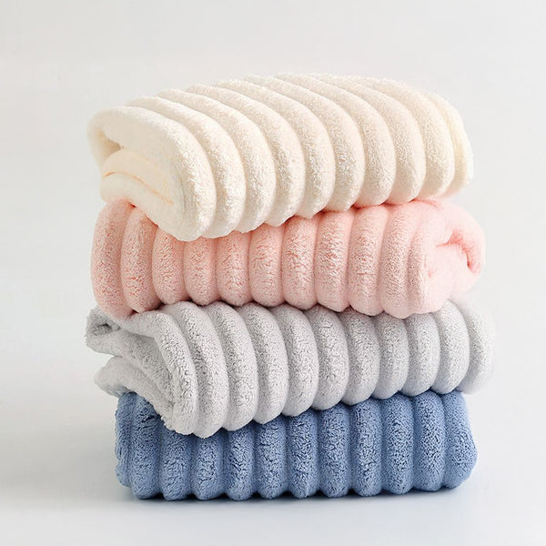 Quick-Dry Bath Towels – Microfiber, Velvetlike Plush