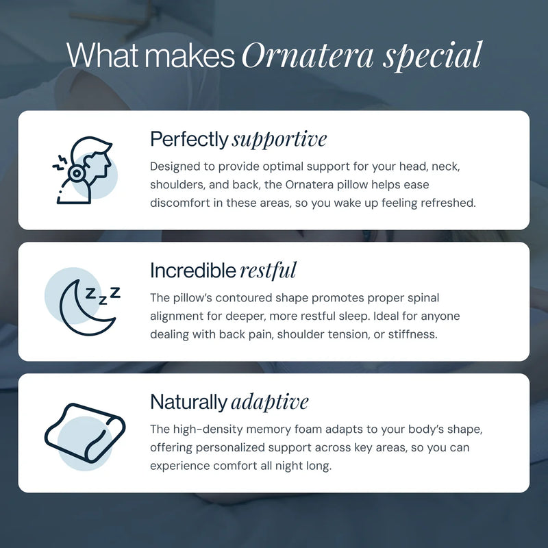 Ornatera Premium ergonomic pillow